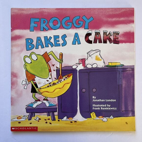Froggy Childrens Books Set of 4 Paperback Sleepover Gets Dressed Bakes a Cake - Picture 2 of 13